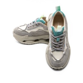 Pantofi Sport Dama din piele naturala 36853-1 GREY | ADVANCER