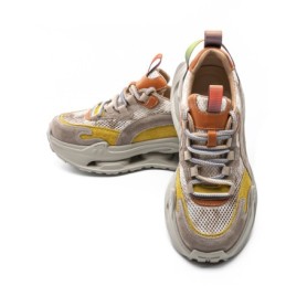 Pantofi Sport Dama din piele naturala 36868-1 YELLOW | ADVANCER