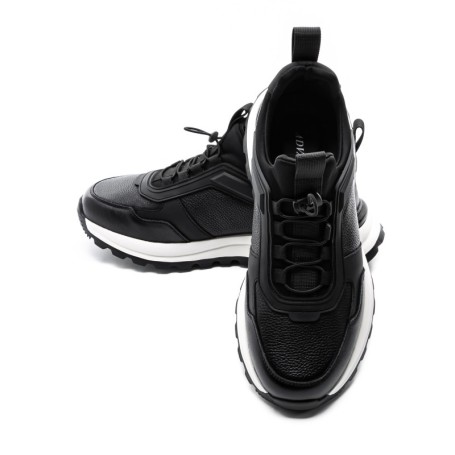 Pantofi Sport Barbati din piele naturala 5306 BLACK | ADVANCER