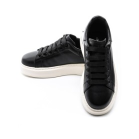 Pantofi Sport Barbati din piele naturala 5303 BLACK | ADVANCER