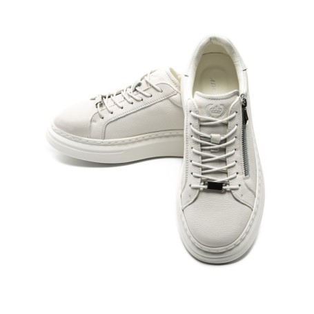 Pantofi Sport Barbati din piele naturala 5305 WHITE | ADVANCER