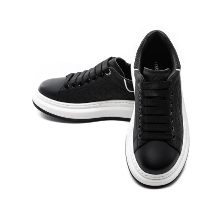 Pantofi Sport Barbati din piele naturala 5301 BLACK | ADVANCER