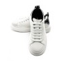 Pantofi Sport Barbati din piele naturala 3221X WHITE-BLACK | ADVANCER