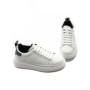 Pantofi Sport Barbati din piele naturala 3221X WHITE-BLACK | ADVANCER