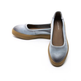 Balerini Dama din piele naturala N3301 BLUE | ADVANCER