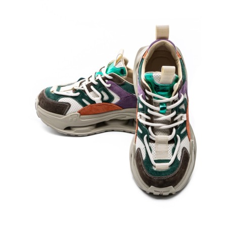 Pantofi Sport Dama din piele naturala 36899 BROWN | ADVANCER