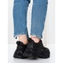 Pantofi Sport Dama cu Platforma 5WL109 BLACK | MEI