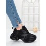 Pantofi Sport Dama cu Platforma 5WL109 BLACK | MEI