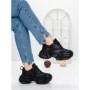 Pantofi Sport Dama cu Platforma 5WL109 BLACK | MEI