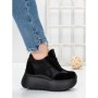 Pantofi Sport Dama cu Platforma 5WL111 BLACK | MEI