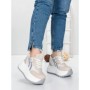 Pantofi Sport Dama cu Platforma 5WL111 WHITE | MEI