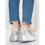 Pantofi Sport Dama cu Platforma 5WL111 WHITE | MEI