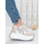 Pantofi Sport Dama cu Platforma 5WL111 WHITE | MEI