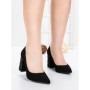 Pantofi cu Toc Gros 5YXD5 BLACK | MEI