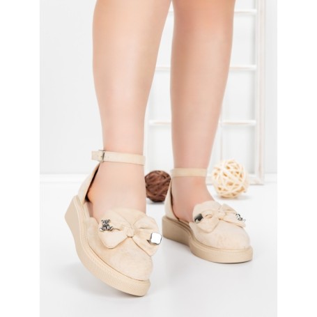 Pantofi Casual Dama 5H57 LIGHT BEIGE | MEI