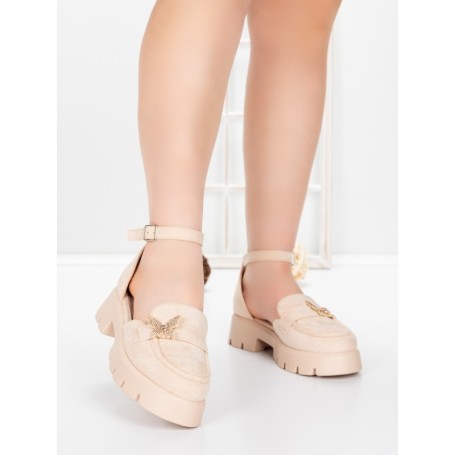 Pantofi Casual Dama 5H60 BEIGE | MEI