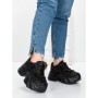 Pantofi Sport Dama cu Platforma 5WL112 BLACK | MEI