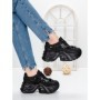 Pantofi Sport Dama cu Platforma 5WL112 BLACK | MEI