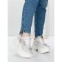 Pantofi Sport Dama cu Platforma 5WL112 WHITE | MEI