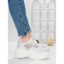Pantofi Sport Dama cu Platforma 5WL112 WHITE | MEI