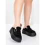 Papuci Dama cu Platforma 5WL113 BLACK | MEI