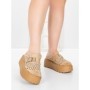 Papuci Dama cu Platforma 5WL113 KHAKI | MEI