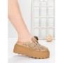 Papuci Dama cu Platforma 5WL113 KHAKI | MEI