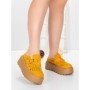 Papuci Dama cu Platforma 5WL113 YELLOW | MEI