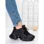 Pantofi Sport Dama cu Platforma 5WL120 BLACK | MEI