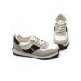 Pantofi Sport Barbati din piele naturala 5309 WHITE-BLACK | ADVANCER