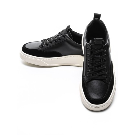 Pantofi Sport Barbati din piele naturala 5320 BLACK | ADVANCER