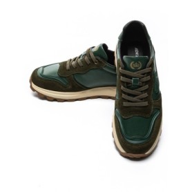 Pantofi Sport Barbati din piele naturala 12-179 GREEN | ADVANCER