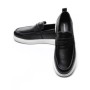 Pantofi Casual Barbati din piele naturala 12-187 BLACK | ADVANCER