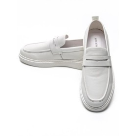 Pantofi Casual Barbati din piele naturala 12-187 WHITE | ADVANCER
