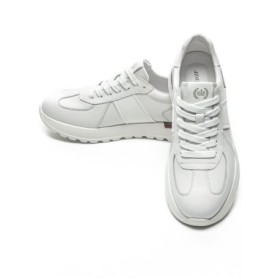 Pantofi Sport Barbati din piele naturala 12-186 WHITE | ADVANCER