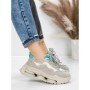 Pantofi Sport Dama din piele naturala 36853-1 GREY | ADVANCER