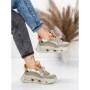 Pantofi Sport Dama din piele naturala 36868-1 GREEN | ADVANCER