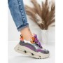 Pantofi Sport Dama din piele naturala 36868-1 PURPLE | ADVANCER