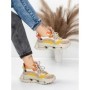 Pantofi Sport Dama din piele naturala 36868-1 YELLOW | ADVANCER