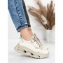 Pantofi Sport Dama din piele naturala 36868-1 CREAM | ADVANCER