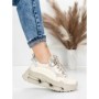 Pantofi Sport Dama din piele naturala 36868-1 CREAM | ADVANCER