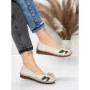 Balerini Dama din piele naturala 1817-6 CREAM | ADVANCER