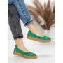 Balerini Dama din piele naturala N3301 GREEN | ADVANCER