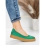 Balerini Dama din piele naturala N3301 GREEN | ADVANCER