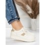 Pantofi Sport Dama din piele naturala KM5503 APRICOT | ADVANCER