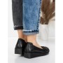 Balerini Dama din piele naturala F166 BLACK | ADVANCER