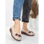 Balerini Dama din piele naturala F166 CREAM | ADVANCER