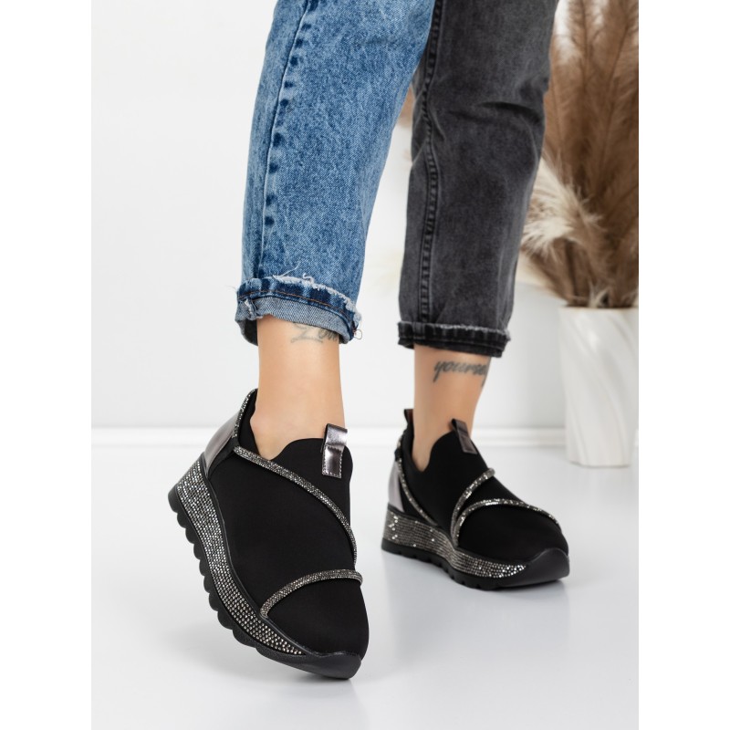 Sneakers Dama 5H62 BLACK | MEI