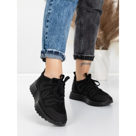 Sneakers Dama 5H71 BLACK | MEI