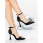 Pantofi Stiletto 5DC37 BLACK | MEI